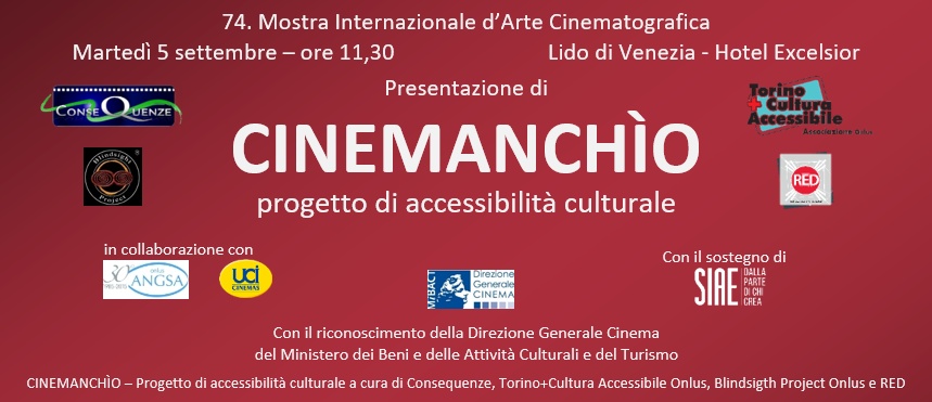 Al Festival del Cinema di Venezia c'è Cinemanchìo